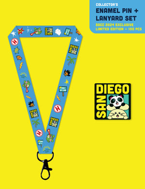 SDCC Collector's Pin & Lanyard Set