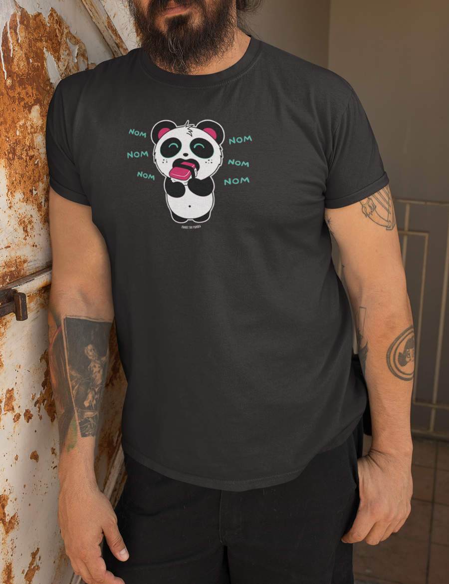 Pandisubi Men’s T-shirt by Pandi the Panda