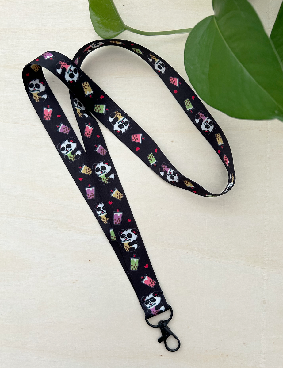 Boba Lanyard by Pandi the Panda – Fat Rabbit Farm