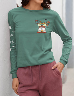 Autumn Boba Unisex Comfort Colors Longsleeve T-Shirt