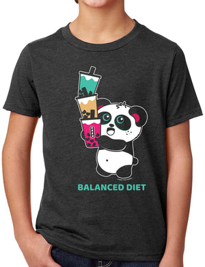 Pandi's Balanced Diet Kid’s T-shirt