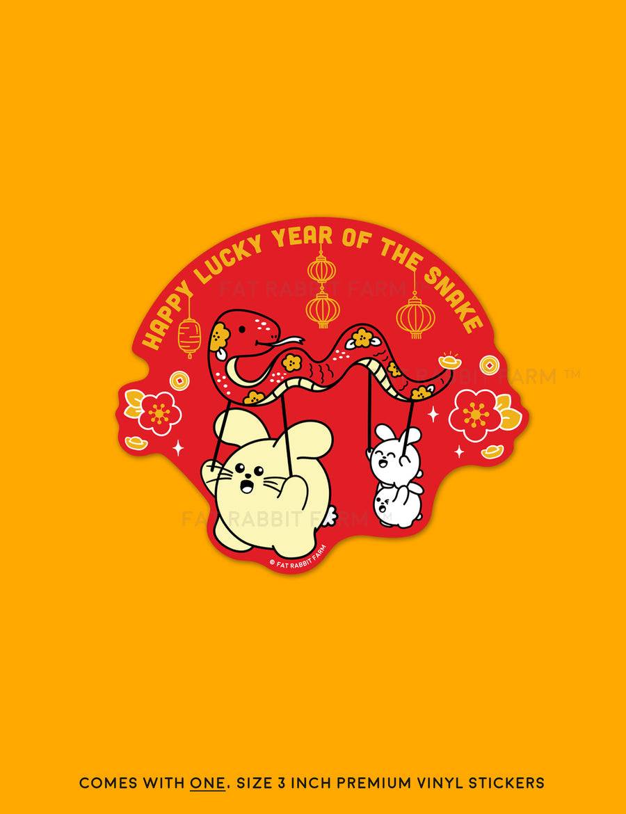 Year of the Snake Set Unisex T-Shirt & Sticker