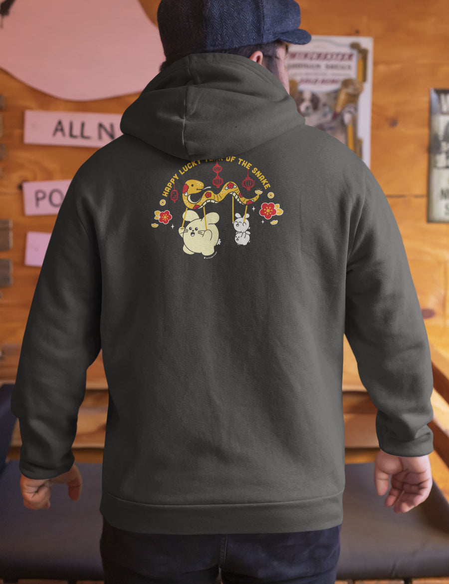 Year of the Snake Unisex Zip-up Hoodie & Sticker