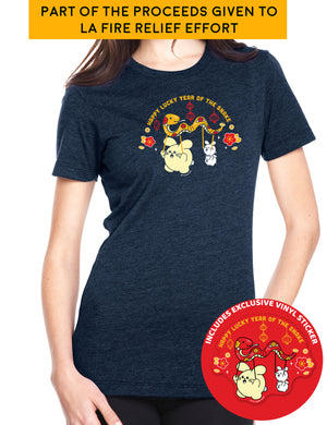 Year of the Snake Set Women's T-shirt & Sticker